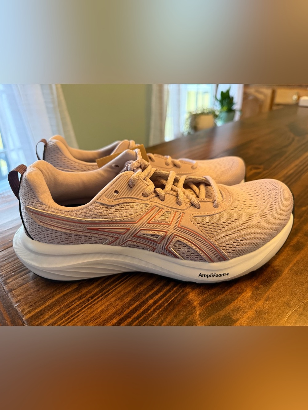 ASICS Women's Blush Pink Athletic Running Shoes